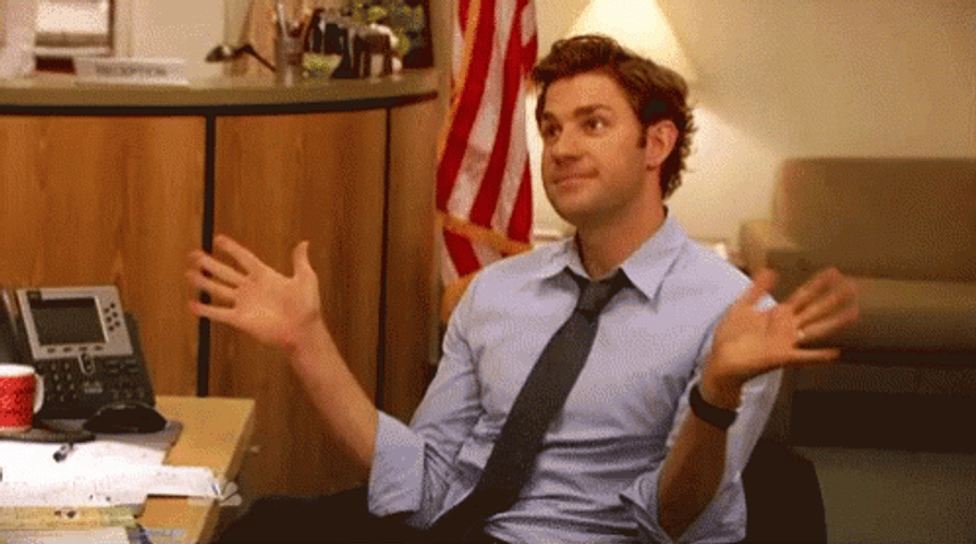 The Office Birthday Jim Halpert Party Hat GIF