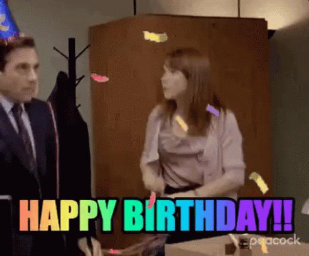 The Office Birthday Michael And Erin Dancing GIF