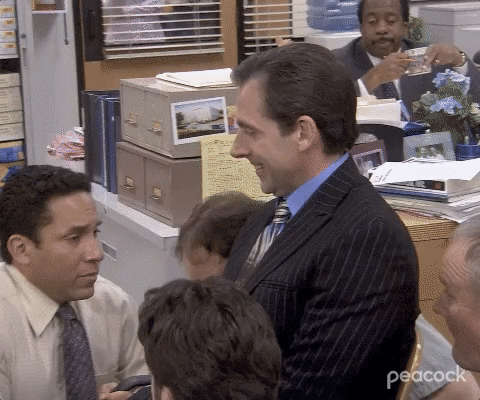 The Office Birthday Michael Scott Celebrant GIF