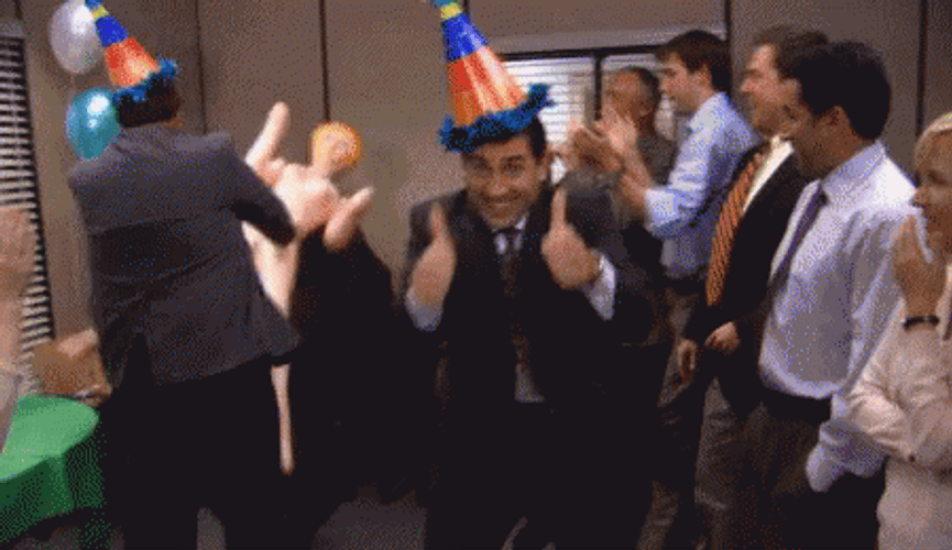 The Office Birthday Michael Scott Thumbs Up GIF