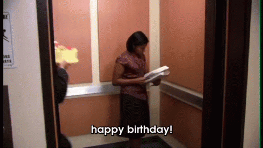 The Office Birthday Party Compilation GIF