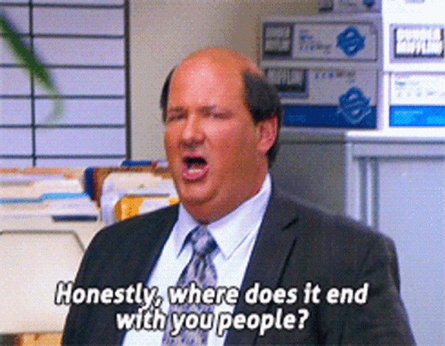 The Office Brian Annoyed GIF