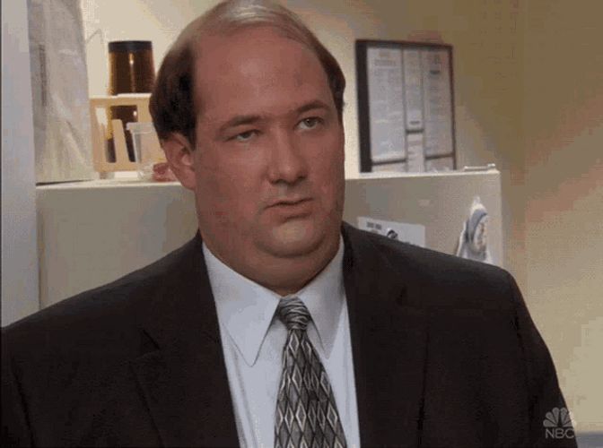 The Office Brian Thumbs Down GIF