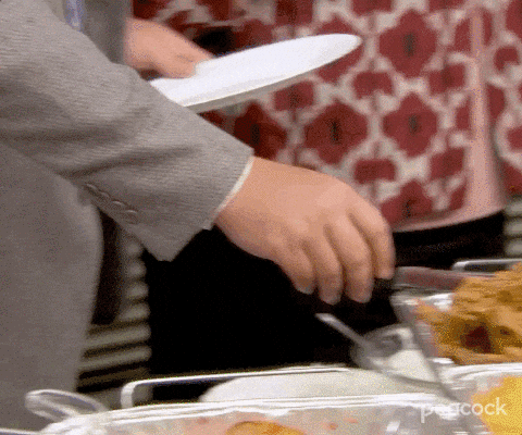 The Office Chicken Wing GIF