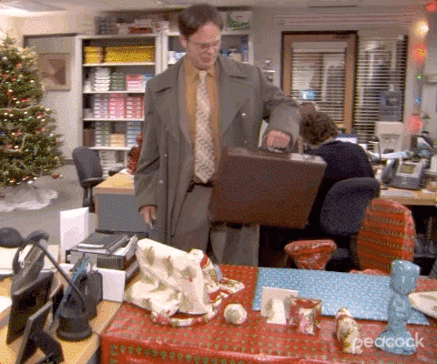 The Office Christmas Gift Prank GIF
