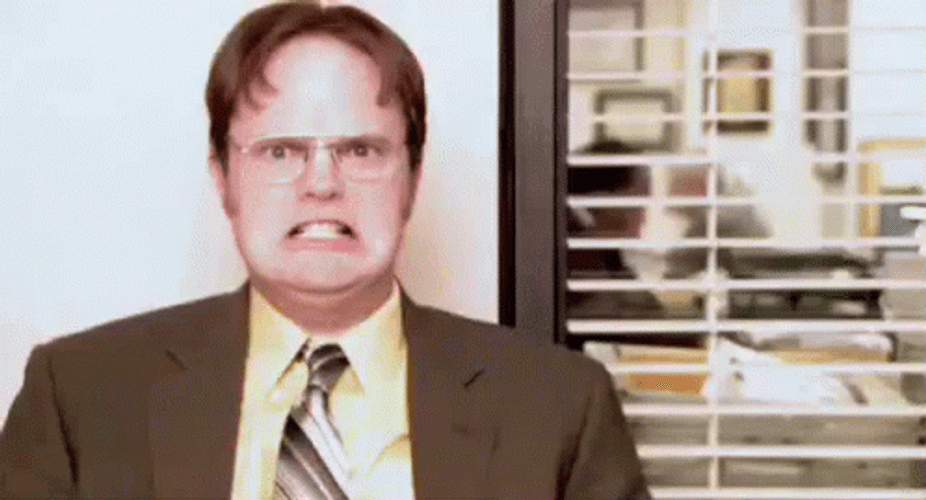 The Office Dwight Schrute Scream GIF