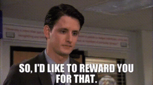 The Office Gabe Lewis Its Like A Reward GIF