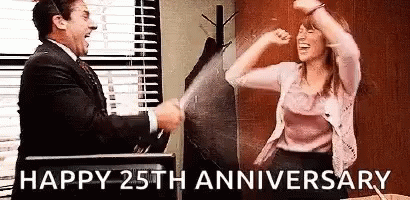 The Office Happy 25th Anniversary GIF