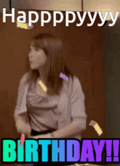 The Office Happy Birthday Erin Hannon GIF