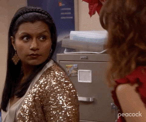 The Office Kelly Kapoor Christmas Revenge GIF