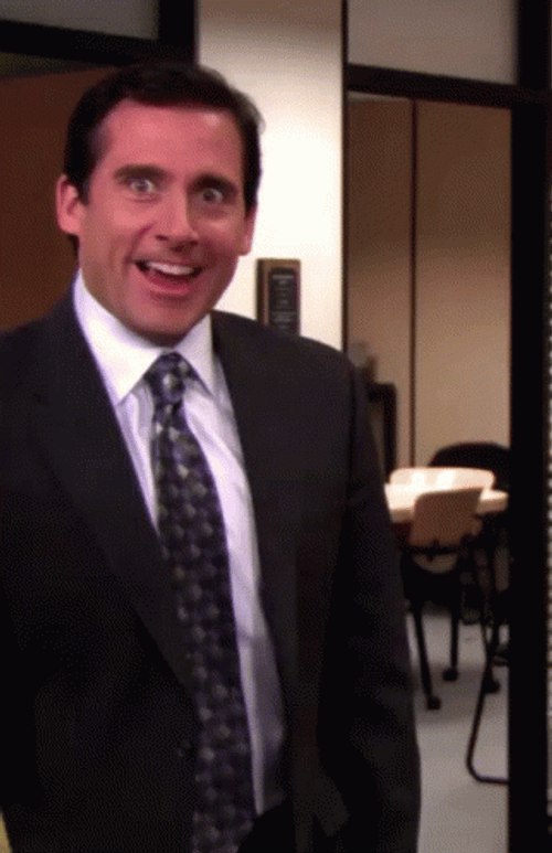The Office Michael Thumbs Up GIF