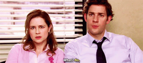 The Office No Jenna Fischer Confused GIF