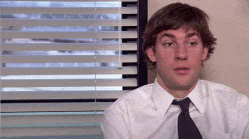 The Office No Jim Halpert Nonchalant GIF