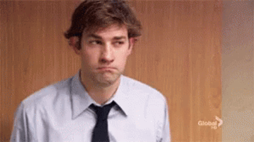 The Office No John Krasinski Walking Away GIF
