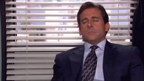 The Office No Michael Scott Exhausted GIF