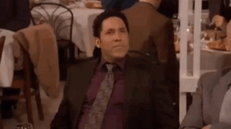 The Office No Oscar Martinez Shaking Head GIF