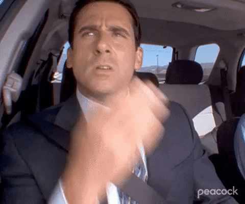 The Office Series Blowing Kisses GIF