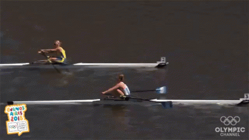 The Olympic Channel Is Showing A Rowing Match GIF