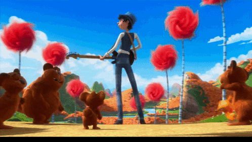 The Onceler Creatures Enjoyed Teds Performance GIF