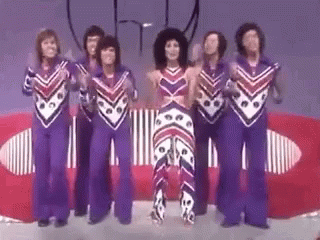 The Osmonds Disco Dancing Together GIF