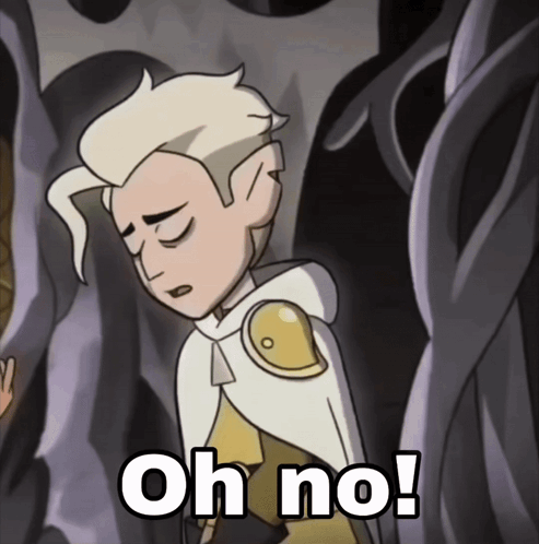 The Owl House Hunter Oh No Eyeballs GIF