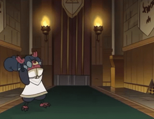 The Owl House Kikimora Bouncing GIF