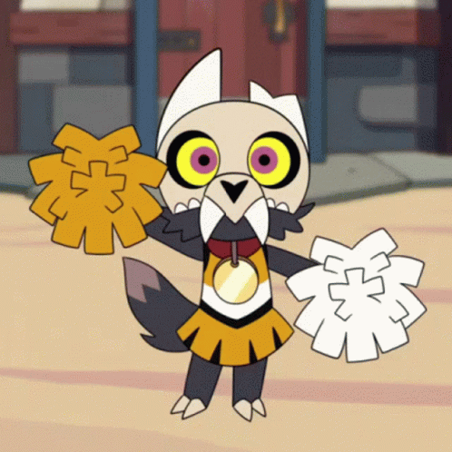 The Owl House King Cheerdance GIF