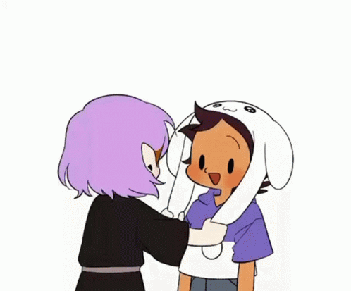 The Owl House Luz Wearing Bunny Hat GIF