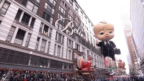 The Parade Jimbo Boss Baby Balloon GIF