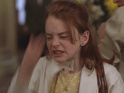 The Parent Trap Movie Lindsay Lohan Headache GIF