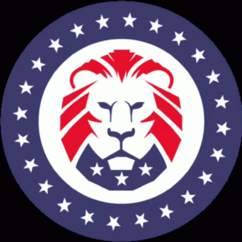 The Patriot Lion Head GIF