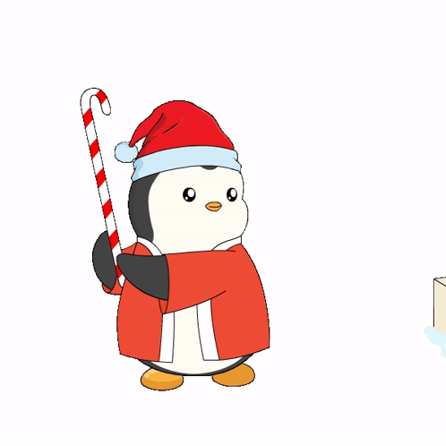 The Penguin Santa Clause GIF