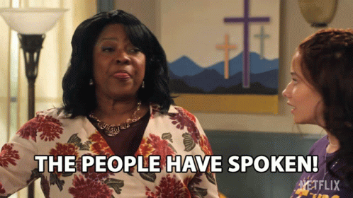 The People Have Spoken Loretta Devine GIF