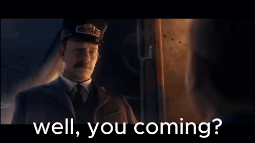 The Polar Express Conductor Asks Boy To Ride GIF