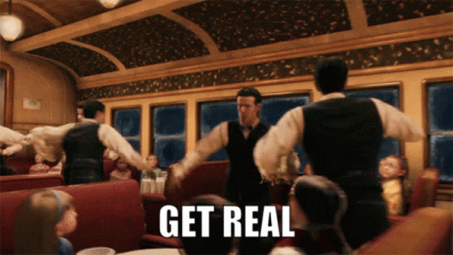 The Polar Express Dancing Waiters Get Real GIF
