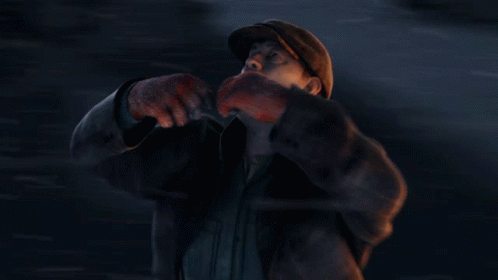 The Polar Express Hobo On Train Roof GIF