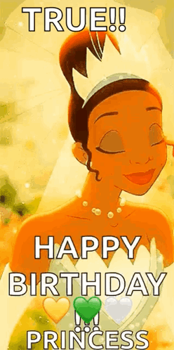 The Princess And The Frog Birthday Queen GIF