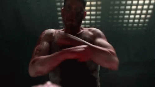 The Punisher Boxing Scene GIF