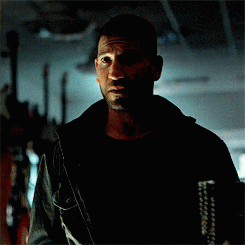 The Punisher Frank Castle Drinking GIF