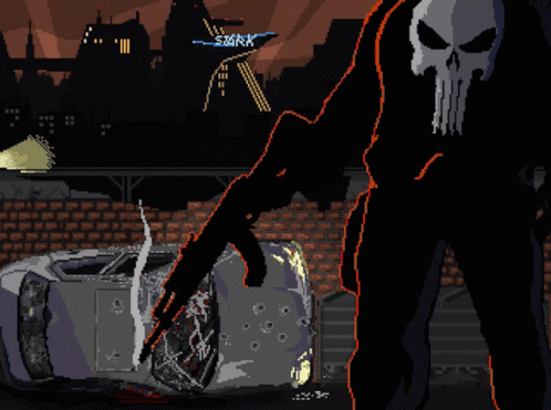 The Punisher Frank Castle Fan Art GIF