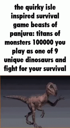 The Quirky Isle Inspired Survival Game Beasts Of Panjuru : Titans Of Monsters GIF