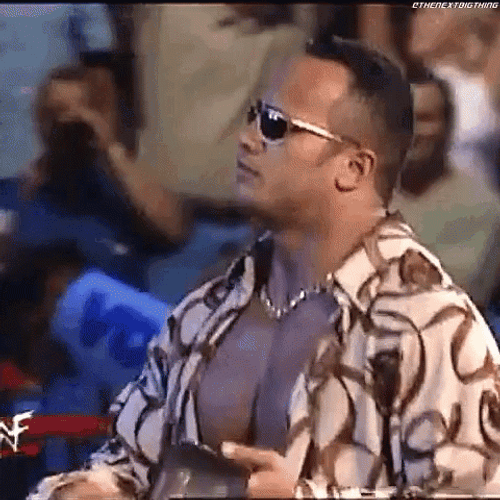 The Rock Champion GIF