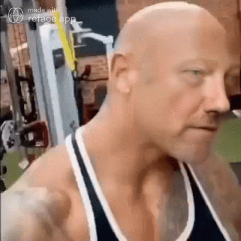 The Rock Eyebrow Meme On Face App GIF