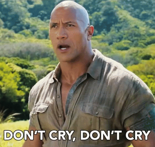 The Rock Im Not Crying Youre Crying GIF
