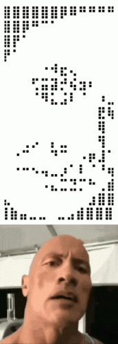 The Rock Side Eye Pixel Art Meme GIF