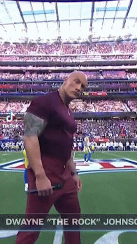 Dwayne The Rock Side Look Meme GIF