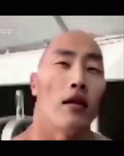 The Rock Asian Face Swap Meme GIF
