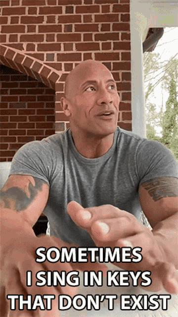 The Rock Singing Off Key GIF
