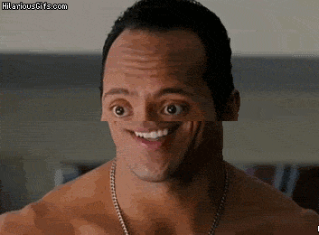The Rock Weird Face App Meme GIF