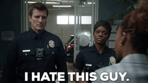 The Rookie I Hate This Guy GIF